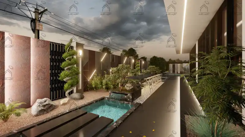 طراحی فضای سبز باغ ویلا در شیراز