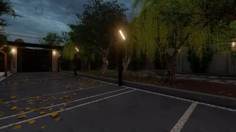 طراحی فضای سبز باغ ویلا در شیراز