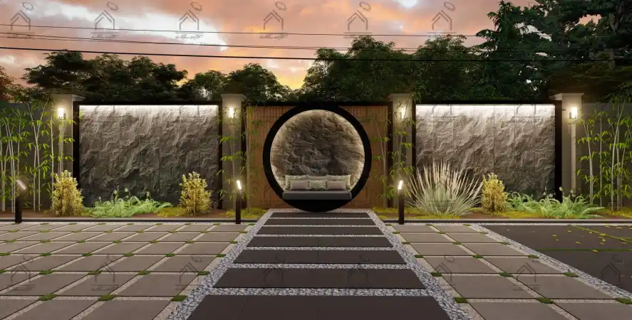 طراحی فضای سبز باغ ویلا در شیراز