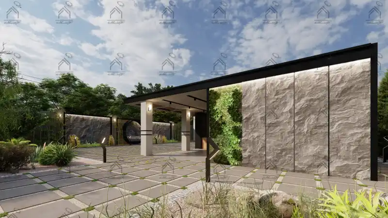 طراحی فضای سبز باغ ویلا در شیراز