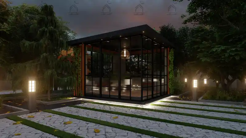 طراحی فضای سبز باغ ویلا در شیراز