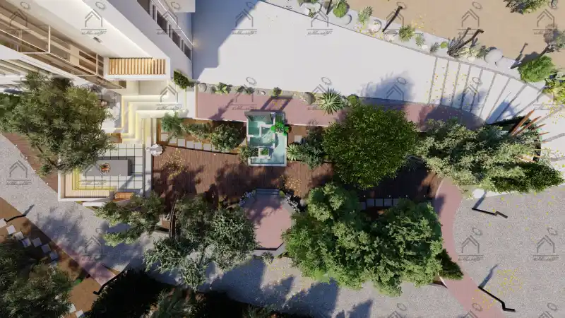 طراحی فضای سبز باغ یلا در شیراز