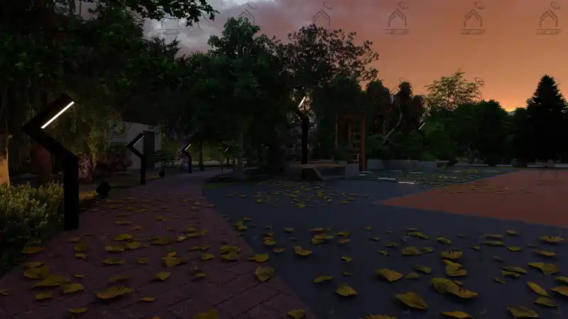 طراحی فضای سبز باغ یلا در شیراز