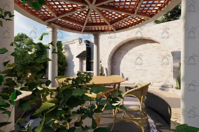 طراحی فضای سبز باغ ویلا در شیراز