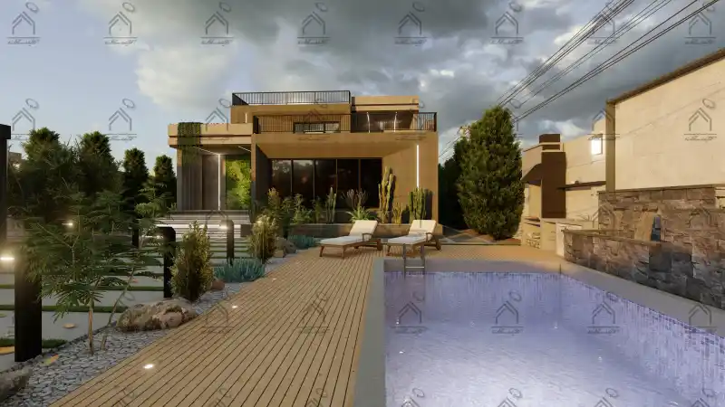 طراحی فضای سبز باغ ویلا در شیراز