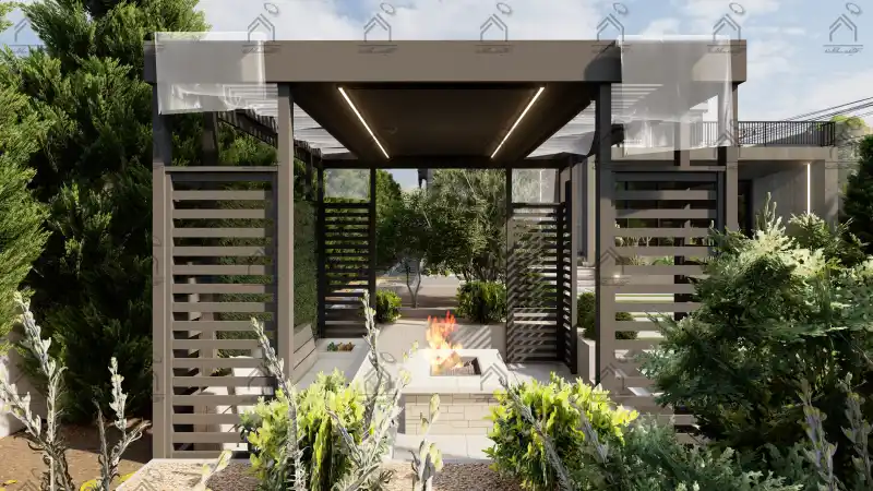 طراحی فضای سبز باغ ویلا در شیراز