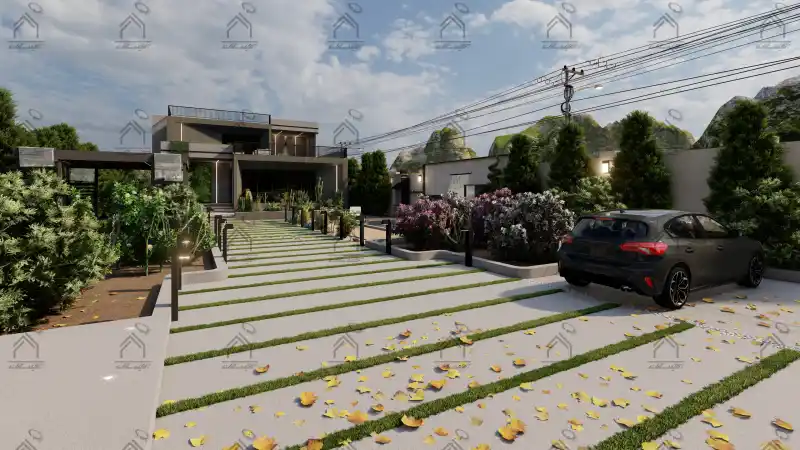 طراحی فضای سبز باغ ویلا در شیراز