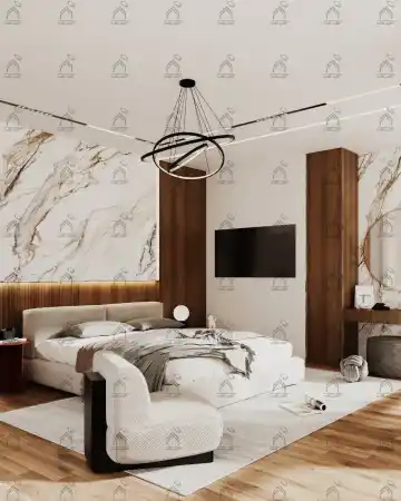 طراحی اتاق خواب مدرن در شیراز