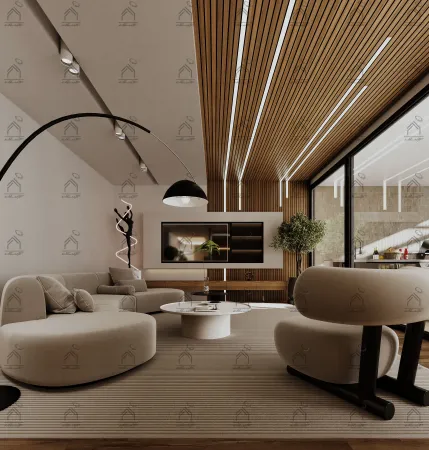 طراحی و اجرای نشیمن مدرن در شیراز