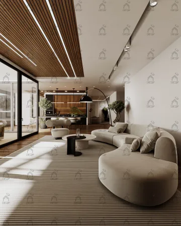 طراحی و اجرای نشیمن مدرن در شیراز