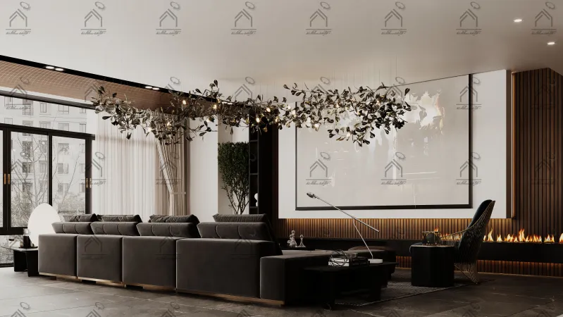 طراحی و اجرای نشیمن مدرن در شیراز