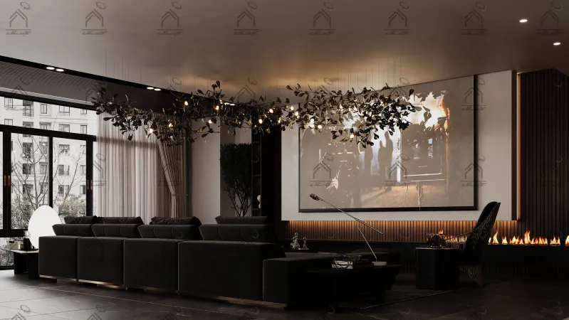 طراحی و اجرای نشیمن مدرن در شیراز