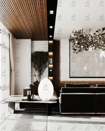 طراحی و اجرای نشیمن مدرن در شیراز