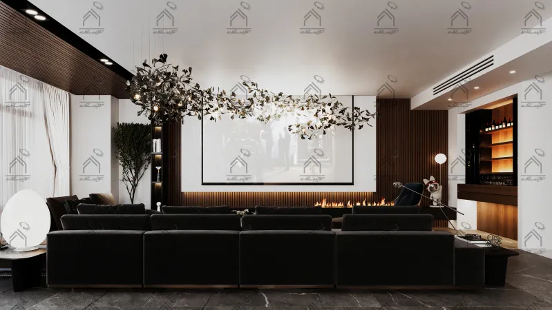 طراحی و اجرای نشیمن مدرن در شیراز