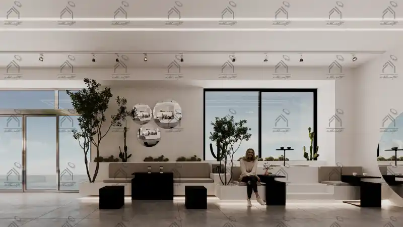 طراحی کافی شاپ مدرن و مینیمال 