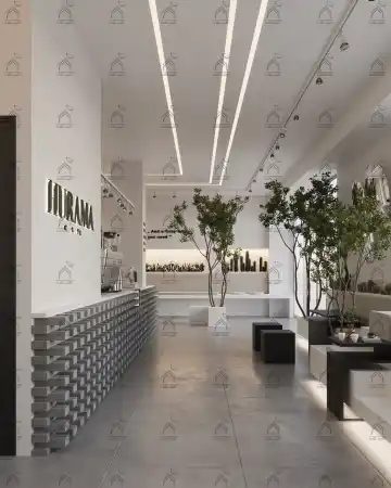 طراحی کافی شاپ مدرن و مینیمال 