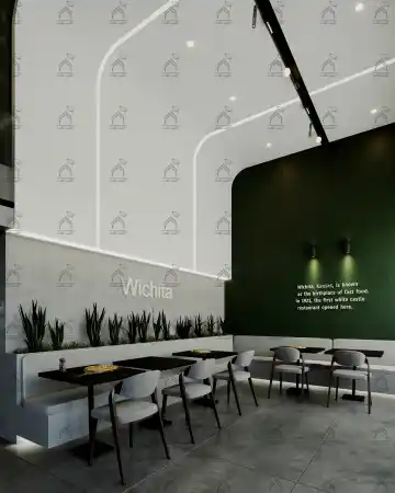 طراحی فست فود مدرن در شیراز