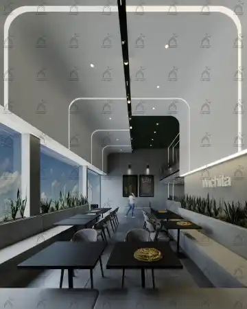 طراحی فست فود مدرن در شیراز