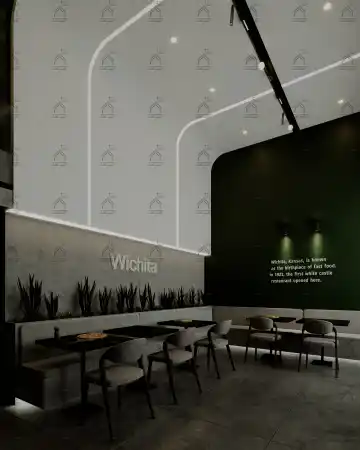 طراحی فست فود مدرن در شیراز