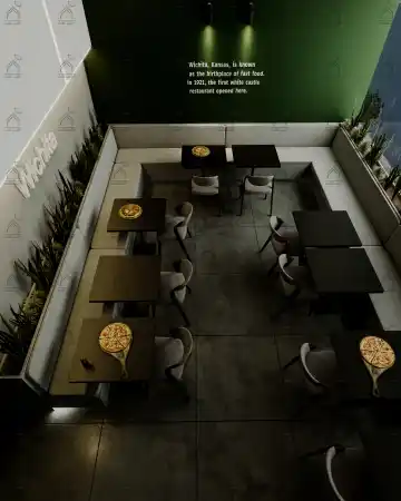 طراحی فست فود مدرن در شیراز