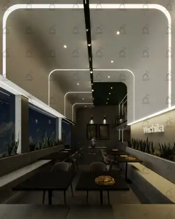 طراحی فست فود مدرن در شیراز