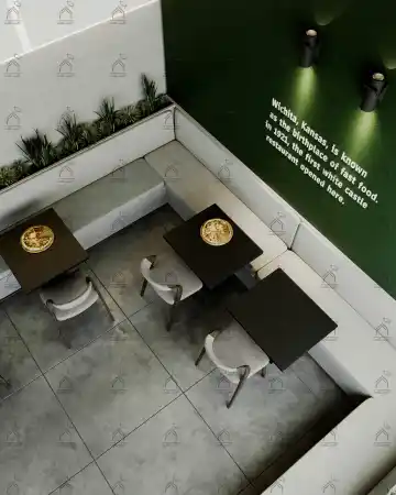 طراحی فست فود مدرن در شیراز