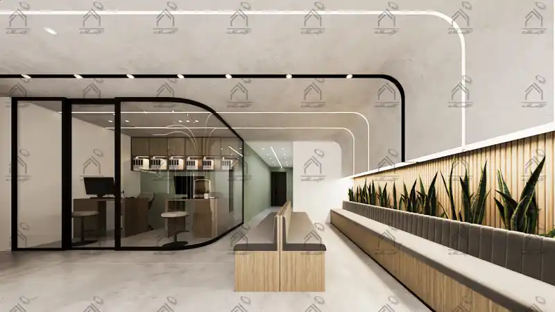 طراحی دفتر اداری مدرن