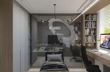 طراحی اتاق خواب مدرن در شیراز