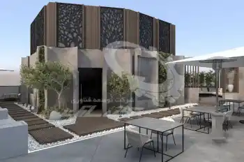 طراحی و اجرای روف گاردن رستوران در شیراز