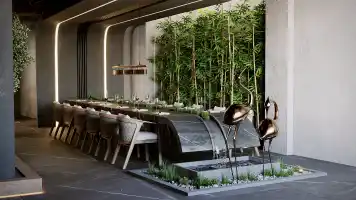 طراحی و اجرای دکوراسیون رستوران در شیراز