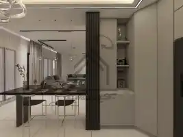 طراحی و اجرای آشپزخانه نئوکلاسیک در شیراز