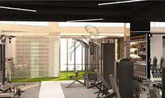 طراحی داخلی باشگاه بدن سازی در شیراز