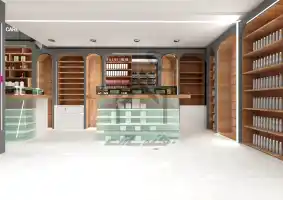 طراحی و اجرای فروشگاه لوازم آرایشی-بهداشتی در شیراز