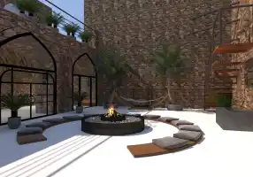 طراحی و اجرای اقامتگاه بومگردی در شیراز