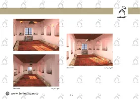 پورتفولیو طراحی و معماری اقامتگاه تفریحی بومگردی