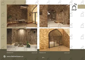 پورتفولیو طراحی و معماری اقامتگاه تفریحی بومگردی