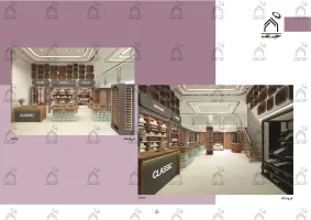 پورتفولیو طراحی و معماری دکور فروشگاه لوازم آرایشی