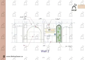 پورتفولیو طراحی و معماری سالن ماساژ