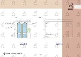 پورتفولیو طراحی و معماری سالن ماساژ