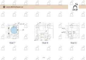 پورتفولیو طراحی و معماری سالن ماساژ