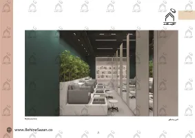 پورتفولیو طراحی و معماری دکور سالن زیبایی