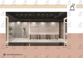 پورتفولیو طراحی و معماری دکور سالن زیبایی