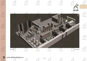 پورتفولیو طراحی و معماری دکور سالن زیبایی