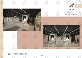 پورتفولیو طراحی و معماری دکور سالن زیبایی