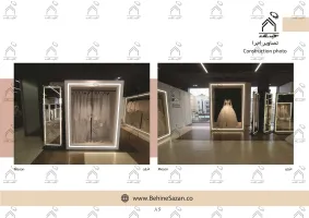 پورتفولیو طراحی و معماری دکور سالن زیبایی