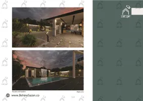 پورتفولیو طراحی و معماری باغ ویلا