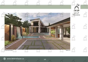 پورتفولیو طراحی و معماری باغ ویلا