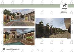 پورتفولیو طراحی و معماری باغ ویلا
