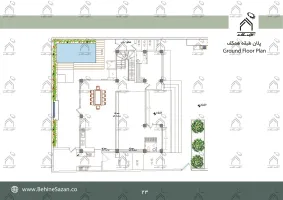 پورتفولیو طراحی و معماری باغ ویلا