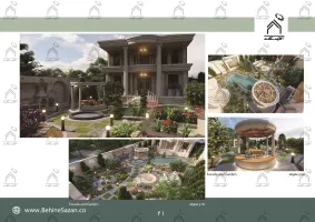 پورتفولیو طراحی و معماری باغ ویلا